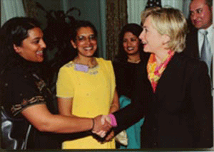 Kavita meets Mrs. Clinton